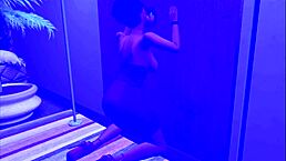 Secret Encounter With Neighbor While Hubby Sleeps!