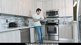 teen jessa blue, oops, tricked my bf into a messy creampie!