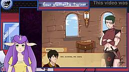 Avatar the last airbender four elements trainer part 23 guard encounter