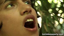 Twinks Anibal And Julian Fuck Outdoors