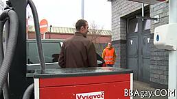 homosexual twink gets fucked hard in gay sex, moaning loudly with big cock in ass!