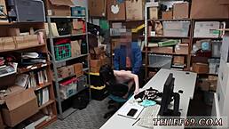 Police suspect caught red-handed in store, feeling intense emotions