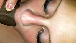 I Used a Horny White Slut with a Monster Cock, Giving Her Cum on Face in Cuckold Interracial Scene