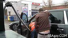 homosexual twink gets fucked hard in gay sex, moaning loudly with big cock in ass!