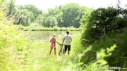 Sexy Blonde Cayla Lyons Fucked By The Lake