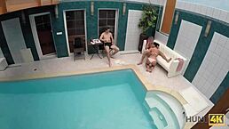 Hunt4k Cash Makes Dark-Haired Anna Rose Stand Up to Strangers