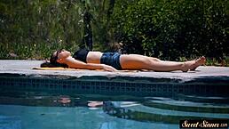 Pretty step bent over and jizzed on classy ass in full movie