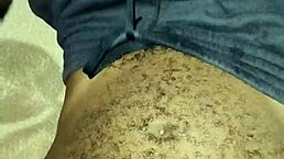 gay man wanking at home