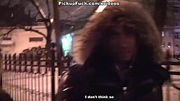 girl gets picked up for outdoor sex in public for 1000 euro. just raw european reality.