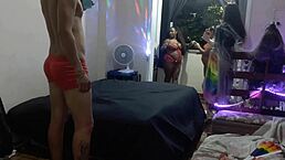 got naked at the party, totally wasted, surrounded by wild women.