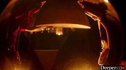 Deeper Masochistic Beauty Kenna Blindfolded And Flogged