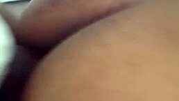 ebony lesbian strapon fucks juicy pussy in the shower