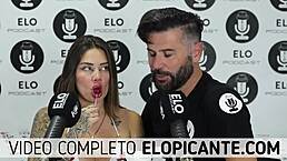 Sara Blonde Plays With Cream From Elo Podcast And Swallows It All