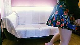 degenerate voyeur touching the lady and asking her to undress 😏