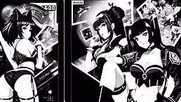 cherry poptart and other flavors in cute anime style