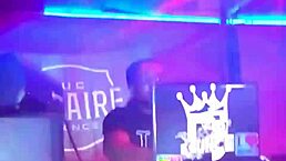 at onyx strip club with cool people