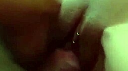 Couple wakes with dick licking pussy and nipples close-up.