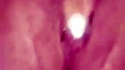 hot wife enjoys solo time.