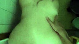 recording my horny stepmom bathing... milf tits and ass!