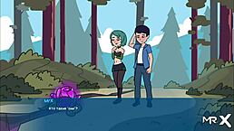 big ass cartoon girl licks pussy