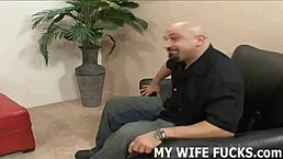 Wife Rides Real Male Pornstar's Big Cock