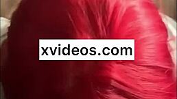 Ebony Tranny Giving Sloppy Head To BBC