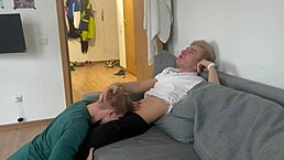 i gave my stepbrother a deep blowjob and licked his cum off