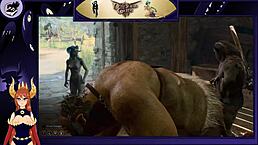 Lex's lewd adventure in Baldur's Gate 3 hentai with big tits brunette!