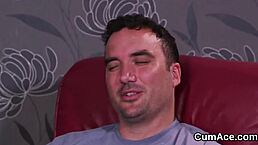 peculiar model in bukkake gulps all the jizz