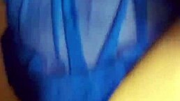 Slut wife in lingerie plays on swing then gets fucked with cumshot.