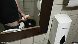 Quick outdoor gay action at the pub in wild forest setting