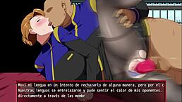 Once, blonde Solgante faced NTR Duston with a massive black cock for wild cumshots.