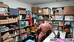 Officer’s hard cock punishes cute burglar Audrey now!