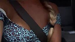 My hotwife got so excited on the way to the gym, she finished on my fingers!