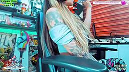 Latina LESBIANS in Costumes Have Wild Fun on Webcam Chat