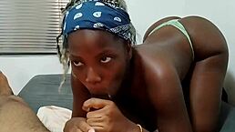 I Suck His Big Cock For The First Time He Likes My Big Ass In The Air And I Love Giving Deepthroat Sucking