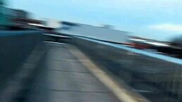 Naughty British babe strips and pisses openly in the street. Her horny flashing shocks everyone in public!