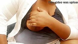 Asian Aunty’s Big Sexy Tits Tease Her Horny Mother-in-Law in Wild Family Drama