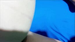 Mother-in-law touches stepson's big cock