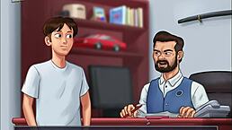 Playing summertime saga 74 with erotic anime elements