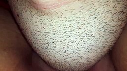 Extreme closeup eating of fat juicy pussy - leg shaking orgasm of bbw milf, muff diving and cunilingus.