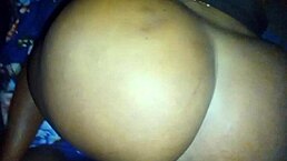 Does ebony newcomer handle monster cock in doggystyle for first scene?