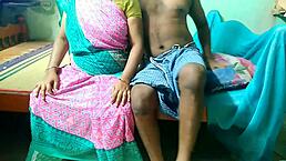 Indian aunty bangs young boy at home. Insane!