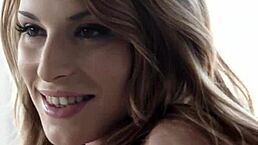 Man, this beautiful model tastes cum after sensual banging!