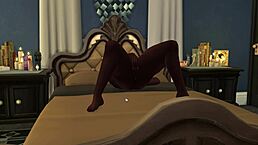 demi enjoys a private moment in the ebony cartoon