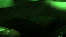 cute girlfriend gives handjob to friend