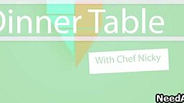 uhh, had oily anal with chef nick at dinner table, oops!