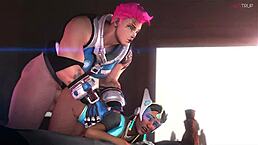 Symmetra Redux Explores Perv Garden Adventures!