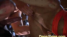 nelly kent gets steamy doggy style on a glass floor.