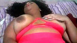 brazilian brunette alone playing with her pussy